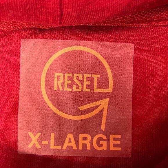 Men’s Hooded Sweatshirt ‘Reset Your Rhythm’ XL - Picture 9 of 10